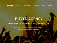 Tablet Screenshot of bitzeragency.com